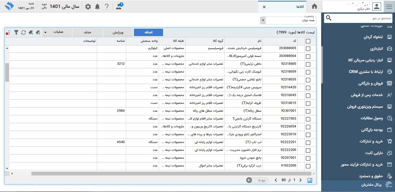 تصویر فروش و بازرگانی - حوزه فروش